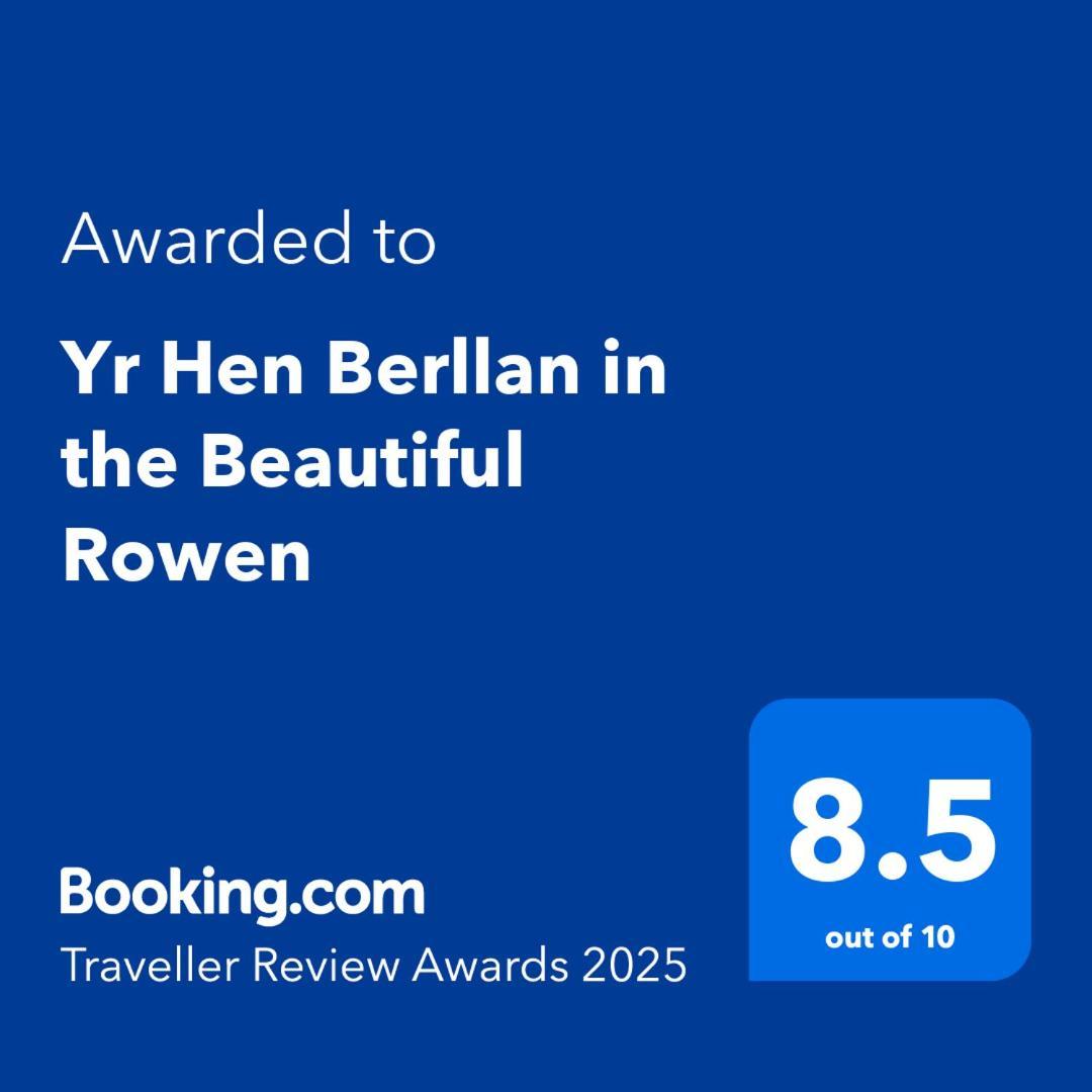 Yr Hen Berllan In The Beautiful Rowen Villa Conwy Exteriör bild
